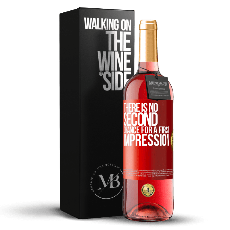 29,95 € Free Shipping | Rosé Wine ROSÉ Edition There is no second chance for a first impression Red Label. Customizable label Young wine Harvest 2023 Tempranillo