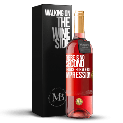 «There is no second chance for a first impression» ROSÉ Edition