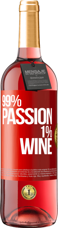 «99% passion, 1% wine» ROSÉ Edition