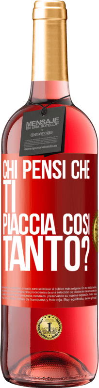 29,95 € | Vino rosato Edizione ROSÉ chi pensi che ti piaccia così tanto? Etichetta Rossa. Etichetta personalizzabile Vino giovane Raccogliere 2024 Tempranillo