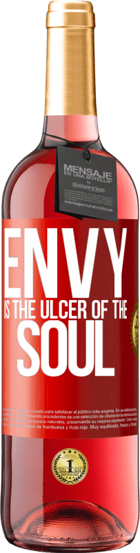 29,95 € | Rosé Wine ROSÉ Edition Envy is the ulcer of the soul Red Label. Customizable label Young wine Harvest 2024 Tempranillo