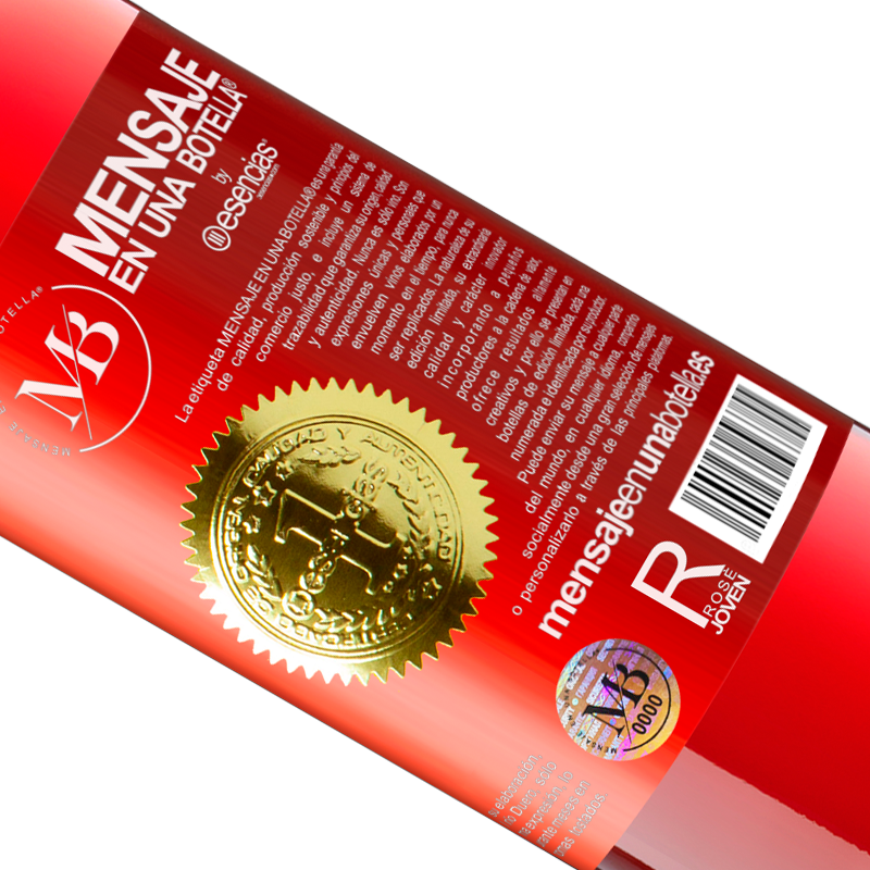 Limited Edition. «I have a plan: Bla Bla Bla and Glu Glu Glu» ROSÉ Edition