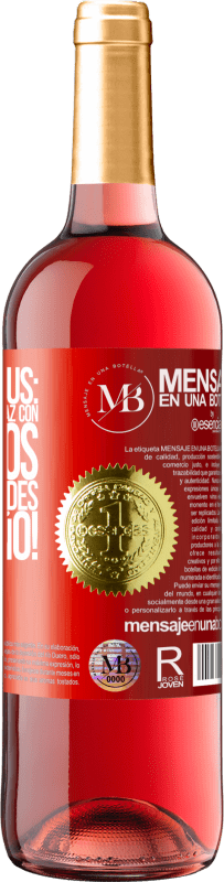 «Extra Bonus: Vale por un rato de paz con los tuyos estas navidades. Feliz Año!» Edición ROSÉ