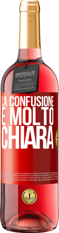 29,95 € | Vino rosato Edizione ROSÉ La confusione è molto chiara Etichetta Rossa. Etichetta personalizzabile Vino giovane Raccogliere 2024 Tempranillo