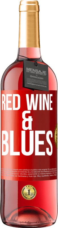 29,95 € | Vino rosato Edizione ROSÉ Red wine & Blues Etichetta Rossa. Etichetta personalizzabile Vino giovane Raccogliere 2025 Tempranillo
