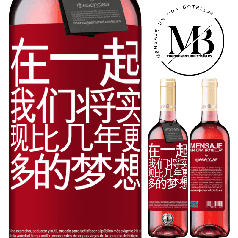 «在一起，我们将实现比几年更多的梦想» ROSÉ版