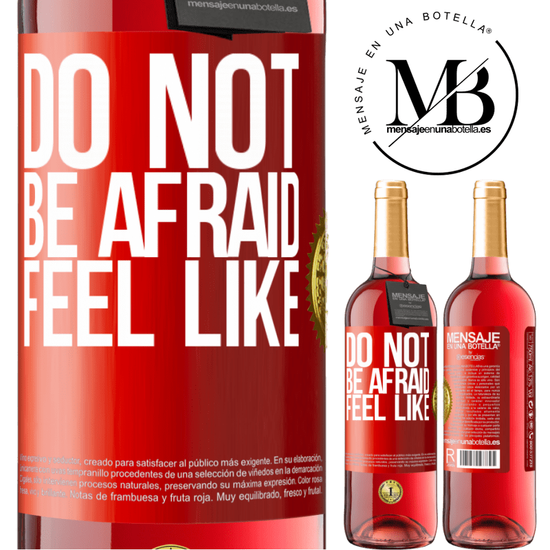 29,95 € Free Shipping | Rosé Wine ROSÉ Edition Do not be afraid. Feel like Red Label. Customizable label Young wine Harvest 2023 Tempranillo