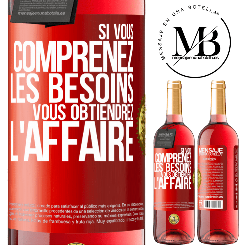 29,95 € Envoi gratuit | Vin rosé Édition ROSÉ Si vous comprenez les besoins vous obtiendrez l'affaire Étiquette Rouge. Étiquette personnalisable Vin jeune Récolte 2023 Tempranillo