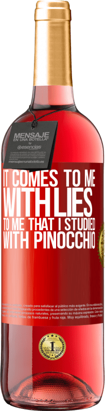 «It comes to me with lies. To me that I studied with Pinocchio» ROSÉ Edition