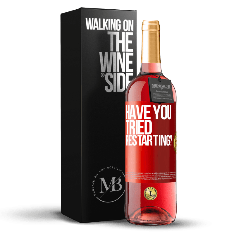 29,95 € Free Shipping | Rosé Wine ROSÉ Edition have you tried restarting? Red Label. Customizable label Young wine Harvest 2023 Tempranillo