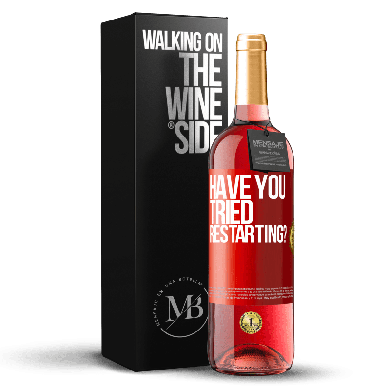 29,95 € Free Shipping | Rosé Wine ROSÉ Edition have you tried restarting? Red Label. Customizable label Young wine Harvest 2024 Tempranillo