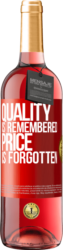 29,95 € | 桃红葡萄酒 ROSÉ版 记住质量，忘记价格 红色标签. 可自定义的标签 青年酒 收成 2023 Tempranillo