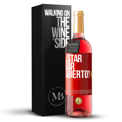 «¿STAR BAR abierto?» ROSÉエディション