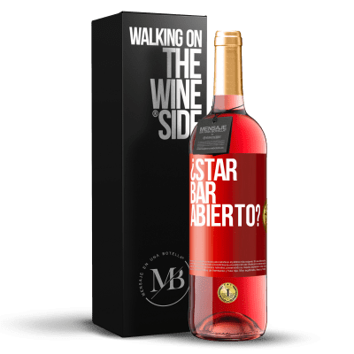 «¿STAR BAR abierto?» ROSÉ版