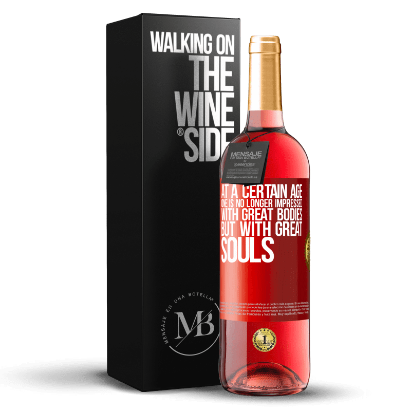 29,95 € Free Shipping | Rosé Wine ROSÉ Edition At a certain age one is no longer impressed with great bodies, but with great souls Red Label. Customizable label Young wine Harvest 2022 Tempranillo