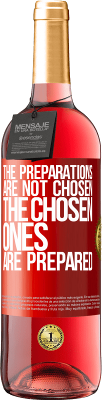 29,95 € | Rosé Wine ROSÉ Edition The preparations are not chosen, the chosen ones are prepared Red Label. Customizable label Young wine Harvest 2024 Tempranillo