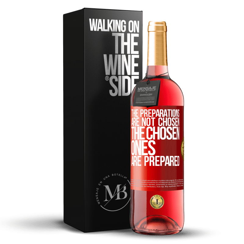 29,95 € Бесплатная доставка | Розовое вино Издание ROSÉ Препараты не выбраны, выбранные готовятся Красная метка. Настраиваемая этикетка Молодое вино Урожай 2025 Tempranillo