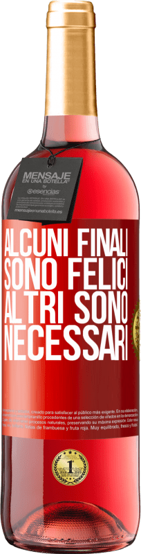 29,95 € | Vino rosato Edizione ROSÉ Alcuni finali sono felici. Altri sono necessari Etichetta Rossa. Etichetta personalizzabile Vino giovane Raccogliere 2025 Tempranillo