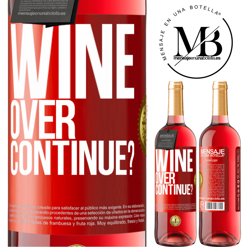 24,95 € Free Shipping | Rosé Wine ROSÉ Edition Wine over. Continue? Red Label. Customizable label Young wine Harvest 2021 Tempranillo