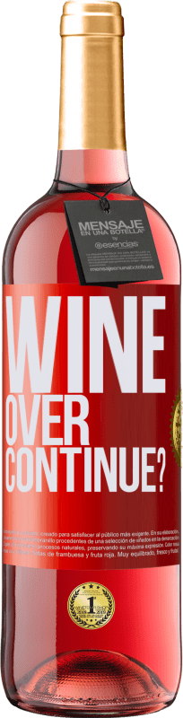 29,95 € Envío gratis | Vino Rosado Edición ROSÉ Wine over. Continue? Etiqueta Roja. Etiqueta personalizable Vino joven Cosecha 2023 Tempranillo