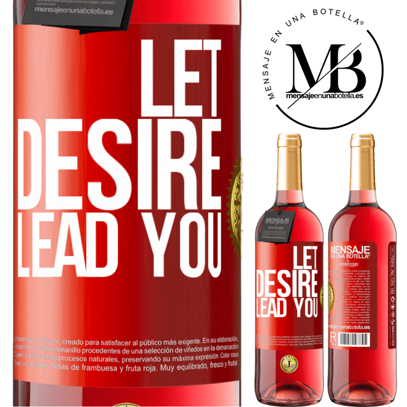 29,95 € Free Shipping | Rosé Wine ROSÉ Edition Let desire lead you Red Label. Customizable label Young wine Harvest 2024 Tempranillo