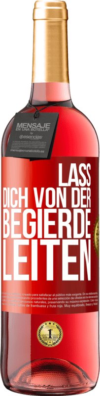 29,95 € | Roséwein ROSÉ Ausgabe Lass dich von der Begierde leiten Rote Markierung. Anpassbares Etikett Junger Wein Ernte 2023 Tempranillo