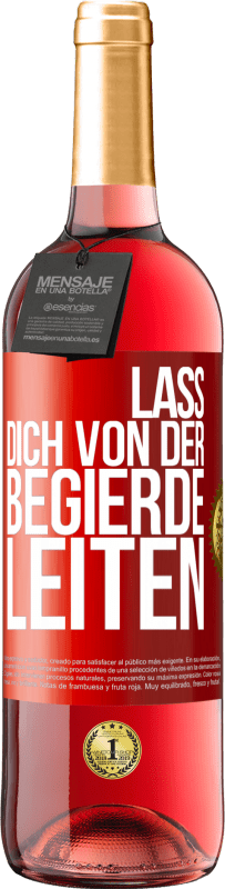 29,95 € | Roséwein ROSÉ Ausgabe Lass dich von der Begierde leiten Rote Markierung. Anpassbares Etikett Junger Wein Ernte 2024 Tempranillo