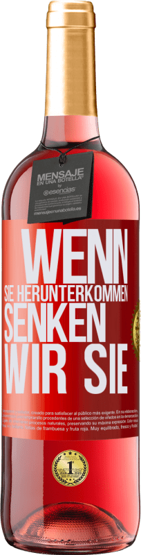 29,95 € | Roséwein ROSÉ Ausgabe Wenn Sie herunterkommen, senken wir Sie Rote Markierung. Anpassbares Etikett Junger Wein Ernte 2024 Tempranillo