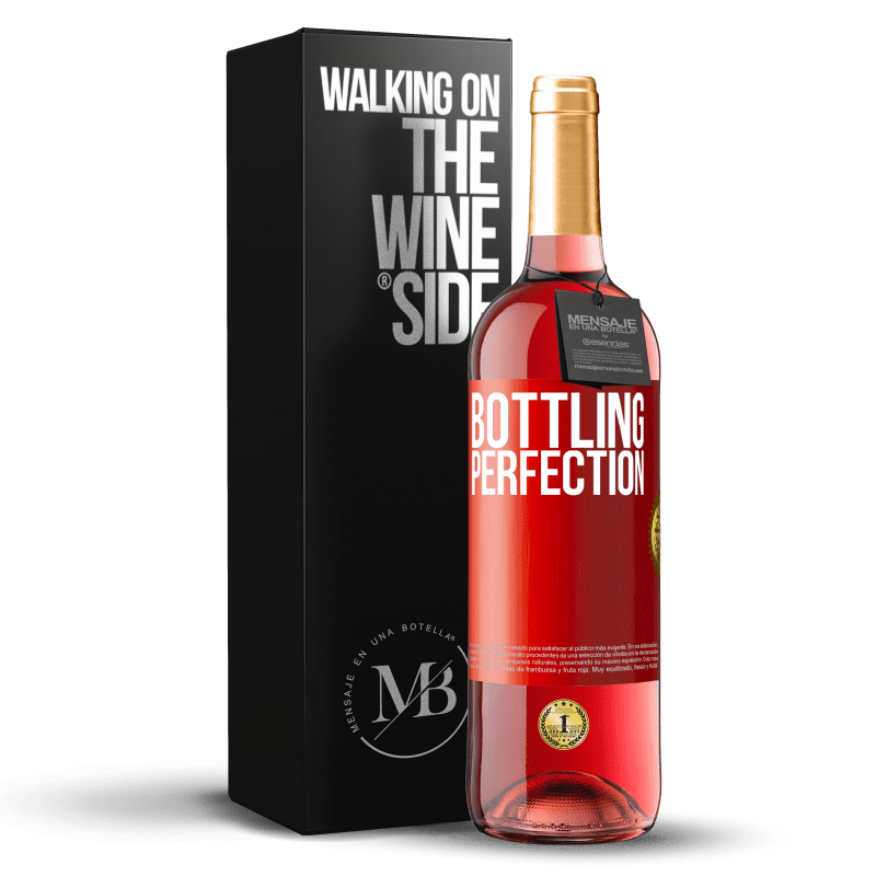 29,95 € 免费送货 | 桃红葡萄酒 ROSÉ版 Bottling perfection 红色标签. 可自定义的标签 青年酒 收成 2024 Tempranillo