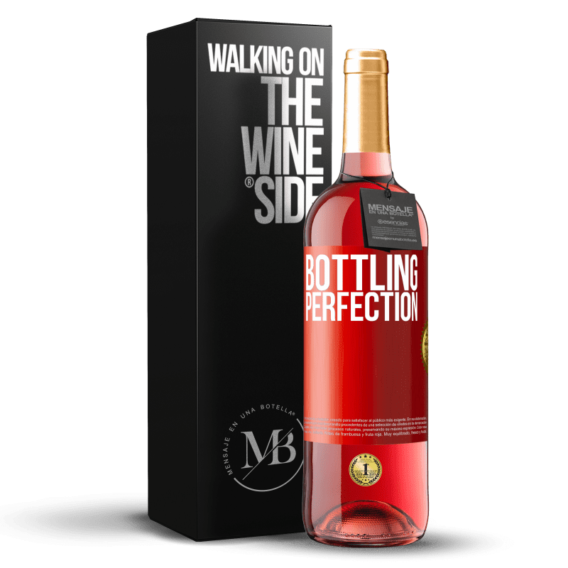 29,95 € Free Shipping | Rosé Wine ROSÉ Edition Bottling perfection Red Label. Customizable label Young wine Harvest 2023 Tempranillo
