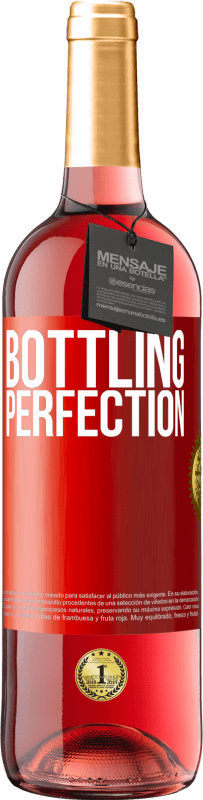 29,95 € | Vin rosé Édition ROSÉ Bottling perfection Étiquette Rouge. Étiquette personnalisable Vin jeune Récolte 2023 Tempranillo