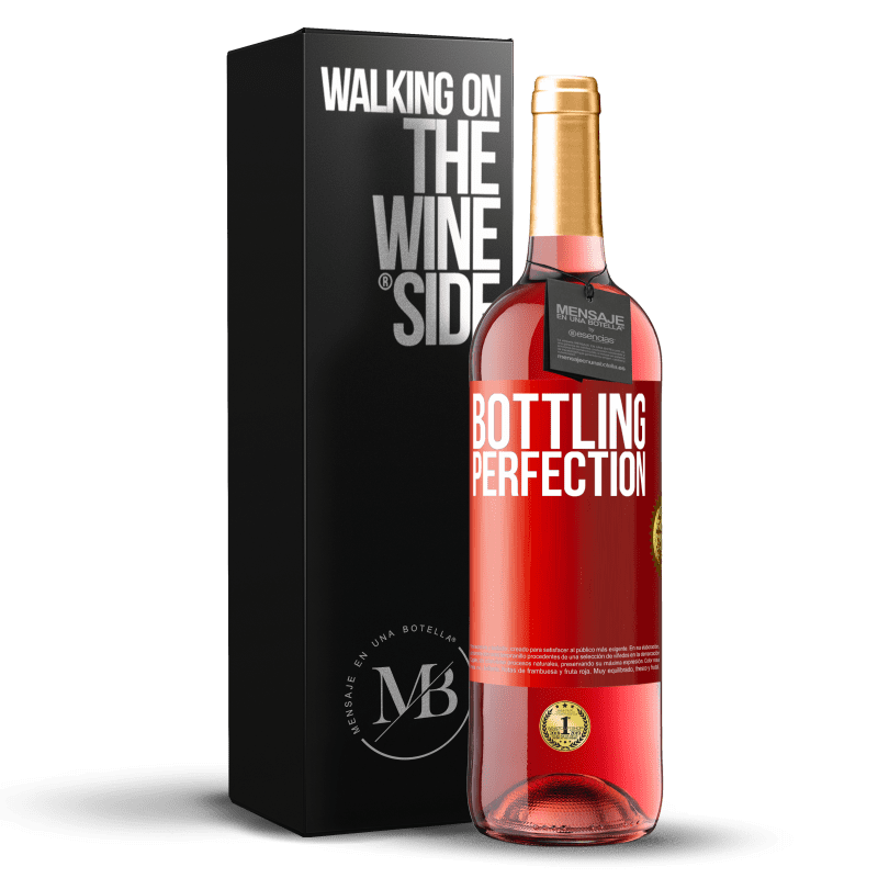 29,95 € Envoi gratuit | Vin rosé Édition ROSÉ Bottling perfection Étiquette Rouge. Étiquette personnalisable Vin jeune Récolte 2024 Tempranillo