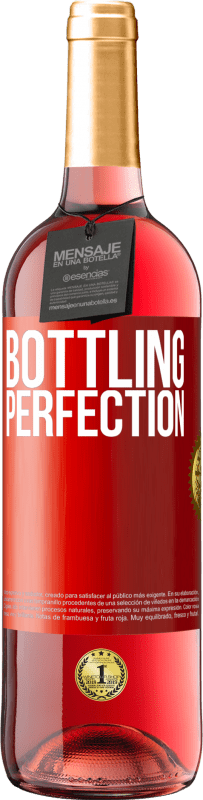 29,95 € | Vino Rosado Edición ROSÉ Bottling perfection Etiqueta Roja. Etiqueta personalizable Vino joven Cosecha 2023 Tempranillo