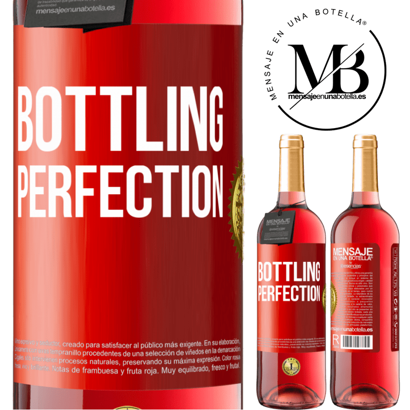 29,95 € Spedizione Gratuita | Vino rosato Edizione ROSÉ Bottling perfection Etichetta Rossa. Etichetta personalizzabile Vino giovane Raccogliere 2024 Tempranillo