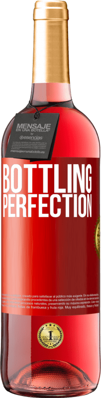 29,95 € | Vinho rosé Edição ROSÉ Bottling perfection Etiqueta Vermelha. Etiqueta personalizável Vinho jovem Colheita 2023 Tempranillo