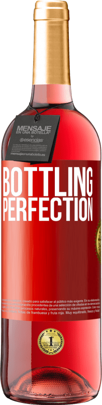 29,95 € Envio grátis | Vinho rosé Edição ROSÉ Bottling perfection Etiqueta Vermelha. Etiqueta personalizável Vinho jovem Colheita 2025 Tempranillo