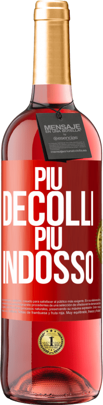 29,95 € | Vino rosato Edizione ROSÉ Più decolli, più indosso Etichetta Rossa. Etichetta personalizzabile Vino giovane Raccogliere 2023 Tempranillo