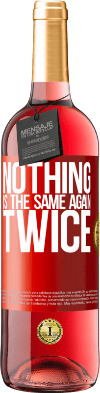 Free Shipping | Rosé Wine ROSÉ Edition Nothing is the same again twice Red Label. Customizable label Young wine Harvest 2023 Tempranillo