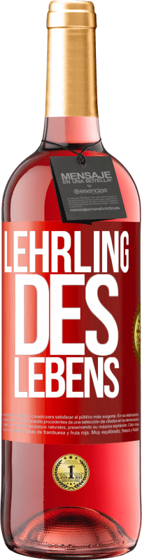 29,95 € | Roséwein ROSÉ Ausgabe Lehrling des Lebens Rote Markierung. Anpassbares Etikett Junger Wein Ernte 2023 Tempranillo