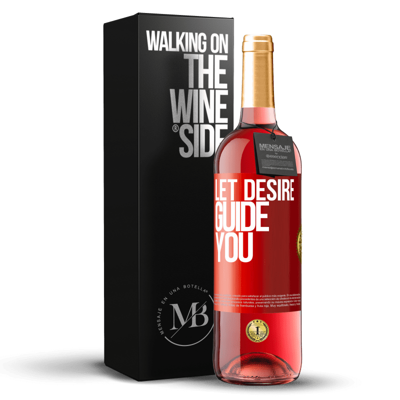 29,95 € Free Shipping | Rosé Wine ROSÉ Edition Let desire guide you Red Label. Customizable label Young wine Harvest 2023 Tempranillo