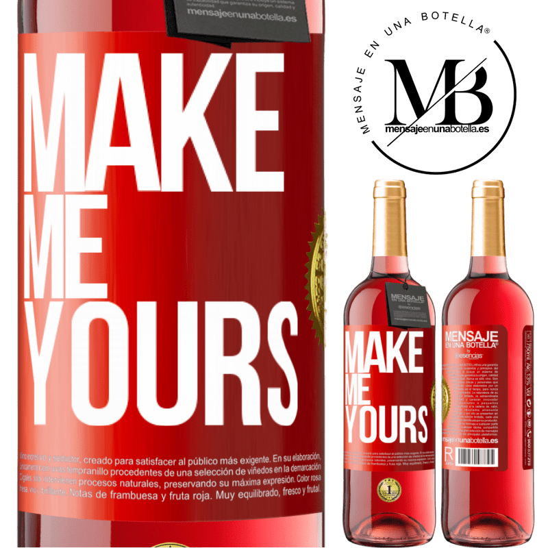 29,95 € Free Shipping | Rosé Wine ROSÉ Edition Make me yours Red Label. Customizable label Young wine Harvest 2022 Tempranillo