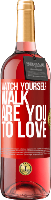 29,95 € | Rosé Wine ROSÉ Edition Watch yourself walk. Are you to love Red Label. Customizable label Young wine Harvest 2024 Tempranillo