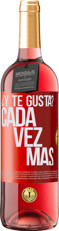 29,95 € | Vino Rosado Edición ROSÉ ¿Y te gusta? Cada vez más Etiqueta Roja. Etiqueta personalizable Vino joven Cosecha 2024 Tempranillo