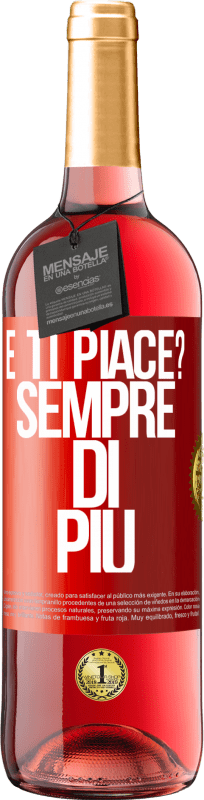 29,95 € Spedizione Gratuita | Vino rosato Edizione ROSÉ e ti piace? Sempre di più Etichetta Rossa. Etichetta personalizzabile Vino giovane Raccogliere 2025 Tempranillo