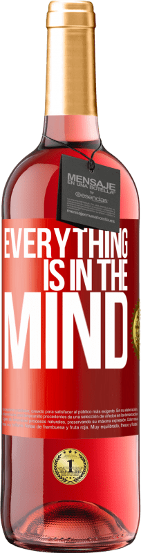 29,95 € | 桃红葡萄酒 ROSÉ版 一切都在脑海中 红色标签. 可自定义的标签 青年酒 收成 2023 Tempranillo