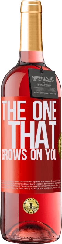 29,95 € | Roséwein ROSÉ Ausgabe The one that grows on you Rote Markierung. Anpassbares Etikett Junger Wein Ernte 2023 Tempranillo