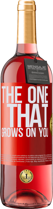 29,95 € | Roséwein ROSÉ Ausgabe The one that grows on you Rote Markierung. Anpassbares Etikett Junger Wein Ernte 2024 Tempranillo