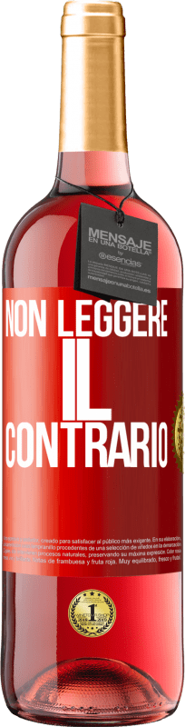 29,95 € | Vino rosato Edizione ROSÉ Non leggere il contrario Etichetta Rossa. Etichetta personalizzabile Vino giovane Raccogliere 2025 Tempranillo