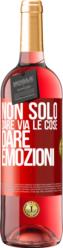 29,95 € | Vino rosato Edizione ROSÉ Non solo dare via le cose, dare emozioni Etichetta Rossa. Etichetta personalizzabile Vino giovane Raccogliere 2024 Tempranillo