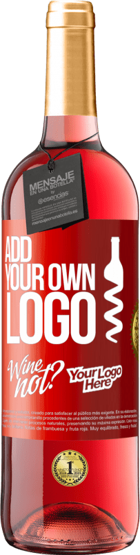 29,95 € Free Shipping | Rosé Wine ROSÉ Edition Add your own logo Red Label. Customizable label Young wine Harvest 2025 Tempranillo